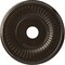 Ekena Millwork Berkshire PVC Medallion (Canopies up to 8 3/8"), 19"OD x 3 1/2"ID x 1"P, Metallic Rustic Mist CMP19BEERU - alternate 1